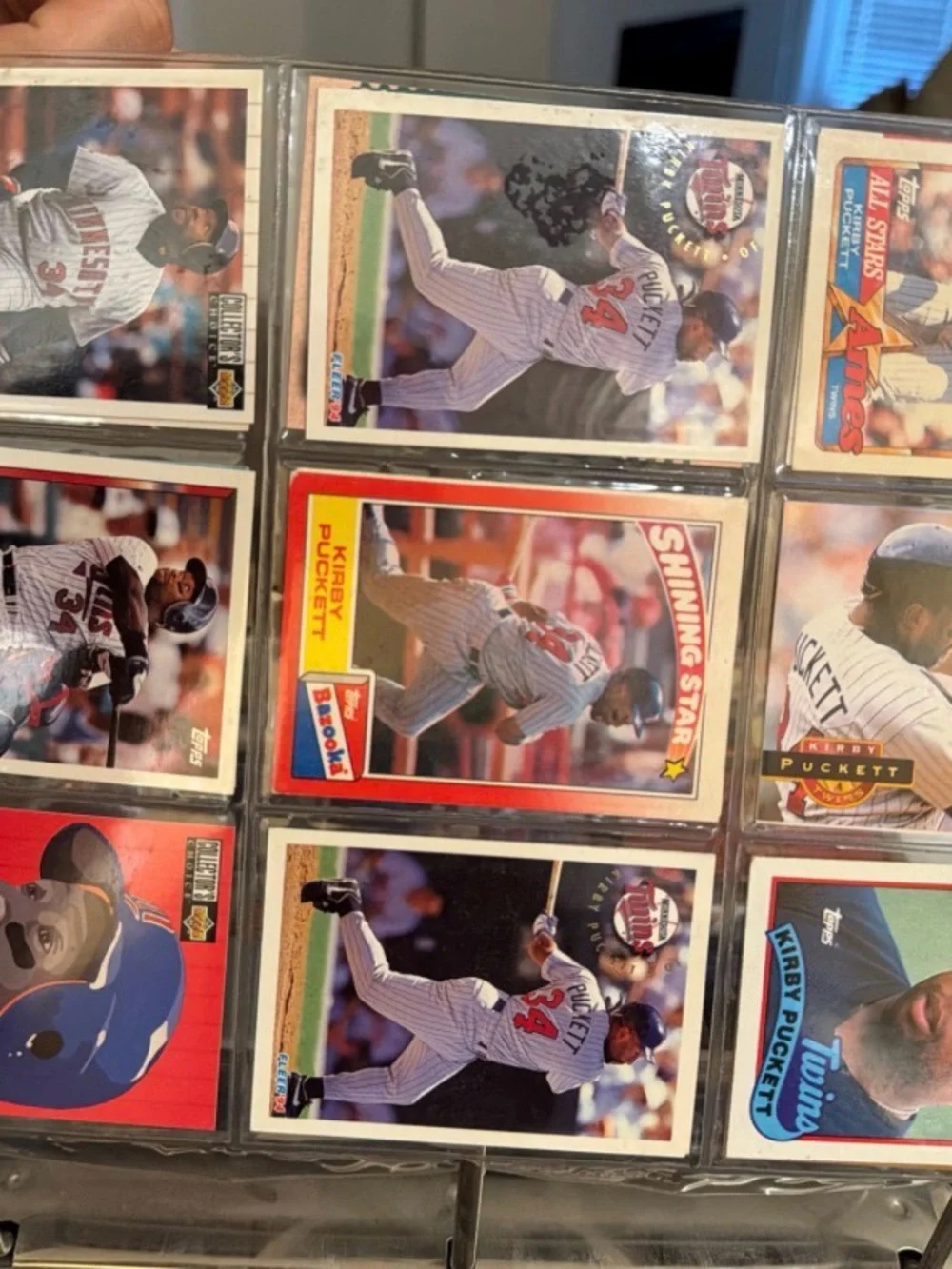 Vintage Baseball Card Binder Lot (ft. Yankees, Kirby Puckett and other HOF’ers)